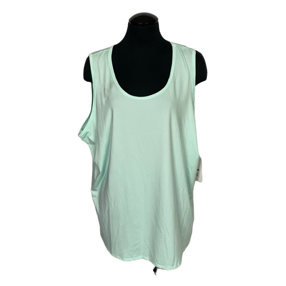 Marika Curves Mint Ventilated‎ Tank - Women’s 1X
